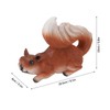 Squirrel Garden Decor Outside Funny Resin Statue Courtyard Balcony Outdoor