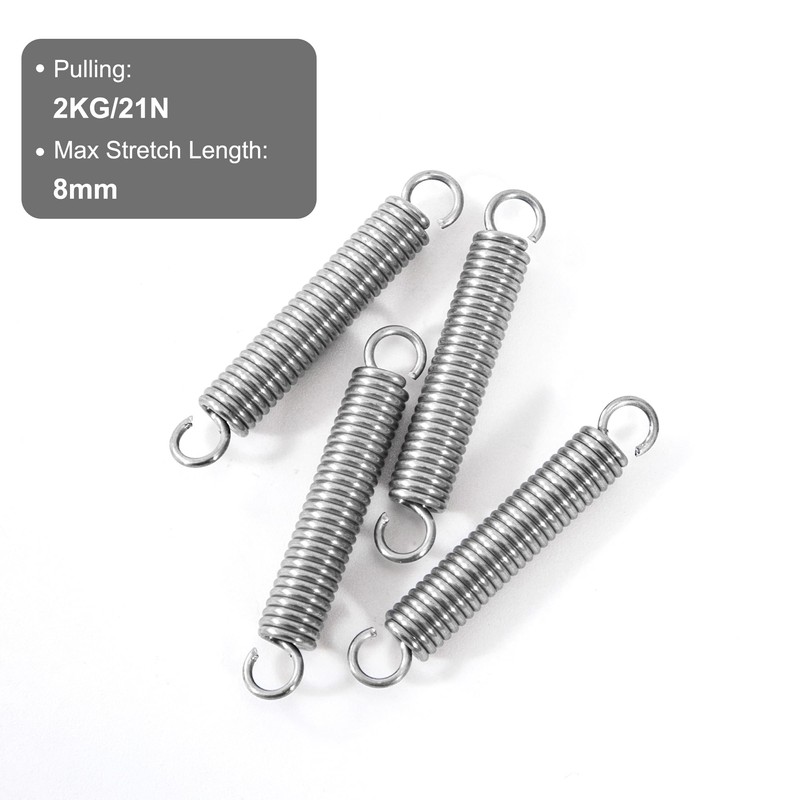 GUNGY Tension Springs with Hooks Stainless Steel Tension Spring 30