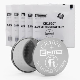 EEMB 5 Pack CR1620 Battery 3V Lithium Battery Button Coin Cell Batteries 1620 Battery ECR1620, DL1620 for Watch, Key Fob, Calculator, Car Remote, Remote Control, Mobile Game, Toys, Smart Devices