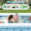 Inflatable Pool with Pump, 130"x72"x22" Large Blow Up Pool Inflatable