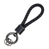 Kirakira Punpummaru Leather Key Chain Braided Key Leather Strap for