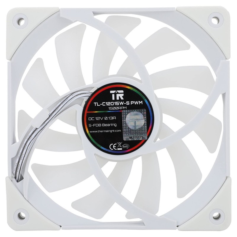 Thermalright C12015W-S CPU Fan Computer Case Fan Silent 4 Pin