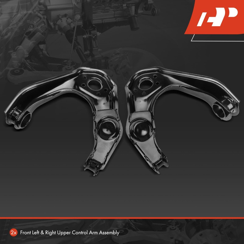 A-Premium 2 x Front Upper Control Arm, with Bushing, Compatible