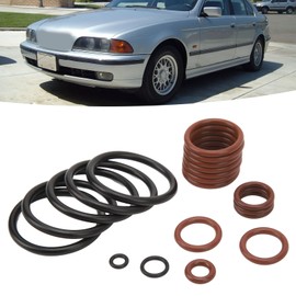 Cooling System O Ring Kit, 20Pcs Coolant Hose O Ring Seal Gasket for E46 M52 M54 320i 323i 325i 328i 11537802638, 11537545278, 11517514942