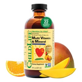 Multivitamínico Líquido Para Niños Naranja Y Mango 240 Ml Sabor