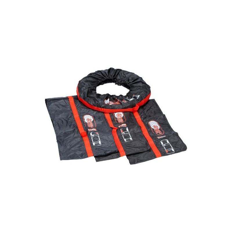 HP-Autozubehör 82277 Tyre Cover Set 4-Piece Black