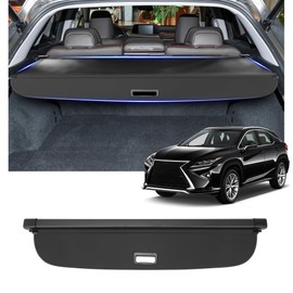 Fannyc Cargo Cover Fit for Lexus RX RX350 RX450h 2016-2022 Accessories(not for RX350 L or RX450h L),Retractable Rear Trunk Cover Luggage Security Shield Shade Cover
