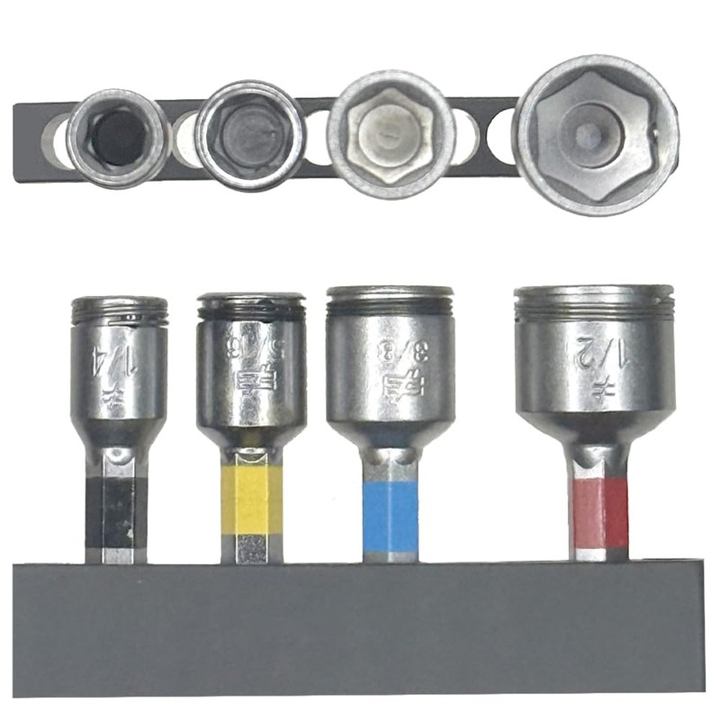 Simpson Strong-Tie BITHEX-KIT - Non-Magnetic Hex Driver Bits, 1/4", 5/16",