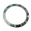 38mm Diameter GMT Watch Bezel Insert Ring Black Green Base