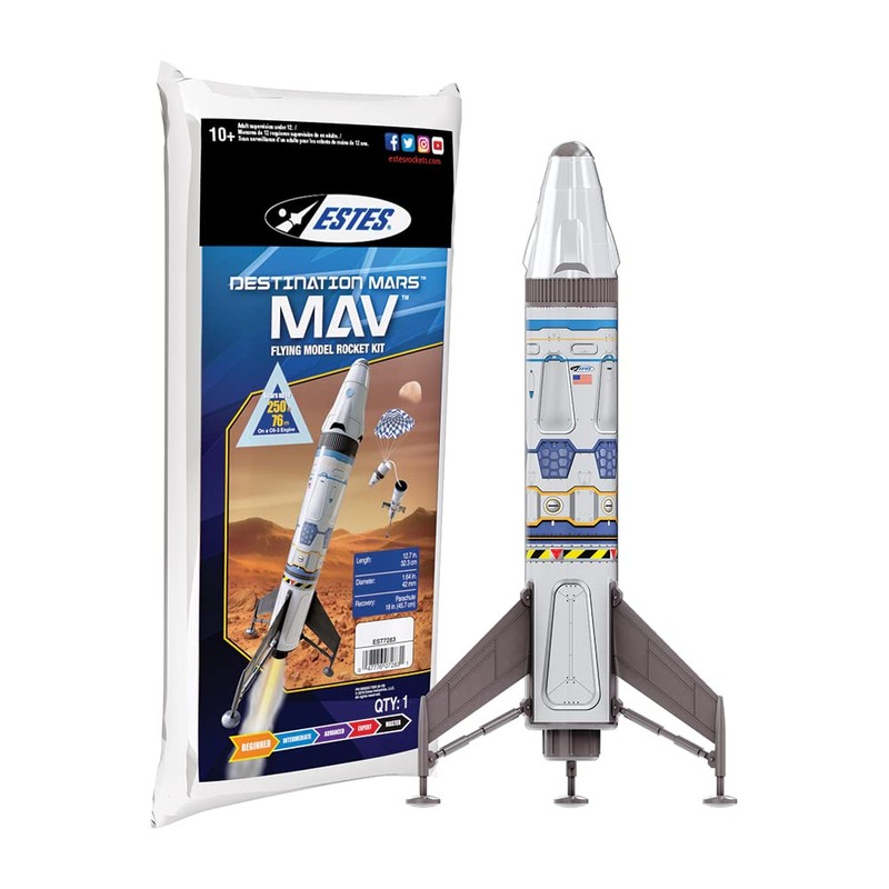 Estes Mav Flying Model Rocket Kit 7283 | Ready to
