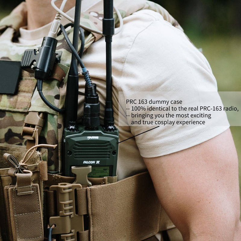 COMBATGEAR PRC 163 Radio Dummy Case No Function Talkie-Walkie Modle