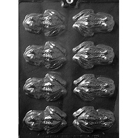 Grandmama's Goodies A126 Frog Chocolate Candy Soap Mold with Exclusive Molding Instructions … (1)