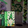 St Patrick's Day Garden Flag with Green Lights - Welcome