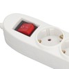 European Power Strip 3 Way ABS and Copper Multiple Outlet