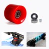 TONLOOEEL 60mm Cruiser Wheels 80A Contains ABEC-9 Bearings and Spacers,Skateboard