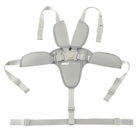 FEQDWOX 5 Point Safety Belt High Chair Seat Belt Multifunctional Child Safety Belt High Chair Belt with Shoulder Padding Holding Strap for Pram Buggy