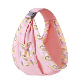 LAT Breathable Baby Sling Adjustable Koala Sling Multifunctional Baby Carrier 3D Mesh Baby Carrier for Newborns Toddlers up to 20 kg (Pink, C)