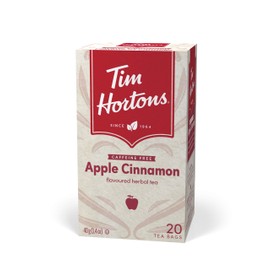Tim Hortons Apple Cinnamon Herbal Tea, 20 tea bags, 40g (1.4oz), imported from Canada