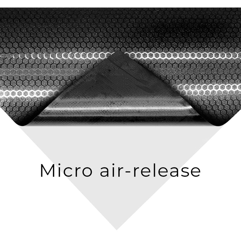 VViViD+ Honeycomb Matte Black Small Pattern Car Wrap Vinyl (1.5ft