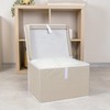 Pazar Kapısı Interlining Fabric Foldable Storage Bin Cube Organizer Basket