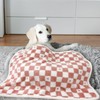 Waterproof Dog Blanket for Medium Dogs-Washable Double Sided Sherpa Fleece