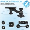 Horizontal 6" Swing Arm Mount Fishfinders & Chartplotters Mount Bracket