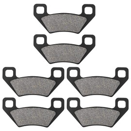 XuLong Front & Rear Brake Pads for ARCTIC CAT 1000 250 300 400 450 500 550 550i 650 700 TRV H1 H2 EFi Prowler Cruiser 4x4 Auto TRV LE Multirider TBX Utility SIDE X SIDE Prowler HDX LTD Wildcat(3pcs)