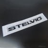 3D Letter Metal Trunk Stelvio Q4 Black red Suitable for
