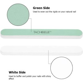 Tachibelle 25 Pcs Easy Shine File Fine Nail Buffer Smooth and Shiny Natural Nail