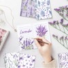 12 Pack Purple Lavender Small Pocket Notebook Journals,Flower Butterfly Floral