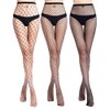 CCINEE Fishnet Stockings, 3-Pair Stockings, Pantyhose, 3-Piece Set (1 Large