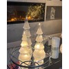 Kierinki Decorative Christmas Tree with LED Lighting Set of 3