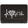 Dripping Diamond Decal Heartbeat Lifeline Sticker 8.0 Inch