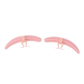 Luqeeg Eyelash Separator Tool, Silicone Washable Reusable Lash Extension Assist Tool, for Beauty Salon (), Pink