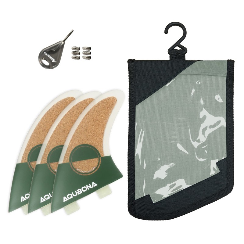 Double Tabs AM2 FINS Surfboard Fiberglass Fins for Surfing with