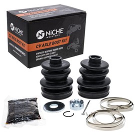 NICHE Front Rear CV Axle Boot Kit for Arctic Cat 400 500 300 250 454 375 1436-207 1436-228