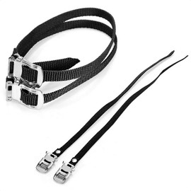 VANICE 2 Pair Bikes Pedal Toe Straps Universal Replacement Foot Pedal Straps for Excersise Stationary Bike/Bicycle
