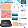Endure Suture, I/V & Injection Training KIT, 50 Items, Durable