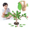 Wood Building Blocks Tree Set DIY Puzzle 3D Wooden Assembled