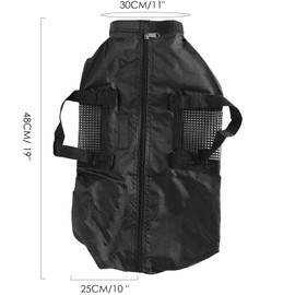 Yuehuamech Katze Pflege Tasche Haustier Restrack Tasche Tasche Nagel Clipping Cleaning Trimmen Taschen Anti- Bleis Kratzfestinierende Mesh- Tasche für Schneidende Nägel Badefahrt