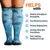 Viasox Compression Socks for Women and Men, Knee High Socks