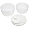 Pearl Metal CC-1025 Vegilive Fresh Vegetable Colander White Made in