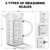BZTT 18OZ Glass Measuring Cup with Insulated Handle V-Shaped Spout