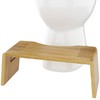 Squatty Potty Oslo Folding Bamboo Toilet Stool – 7 Inches,