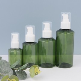Green Pump Cap Empty Bottle 100ml 5ea