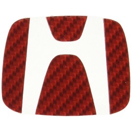 HASEPRO ( ハセ・プロ ) マジカルカーボン【ステアリングエンブレム】(レッド) ホンダ オデッセイ/N-BOX/CR-Z CESH-2R