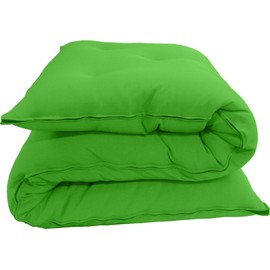 Danfuton Twin Floor Rolling Futon Mattress, Sleepover Cotton Shikifuton 3x39x80 Lime