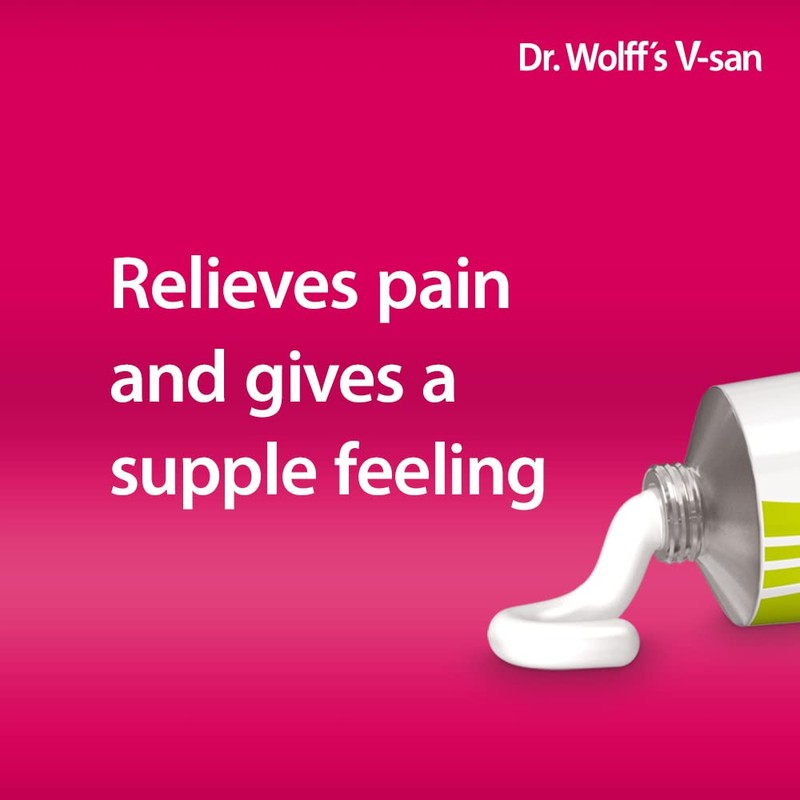 Dr. Wolff's V-san Moisturising Cream 3x 50g | Against Vaginal