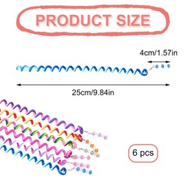 6Pcs Kids Hair Accessories for Girls DIY Creates Unique Hairstyles Girls Hair Accessories Gift Set Not Easy to Scatter Hair Accessories for Girls Widely Used in Birthdays Parties Proms