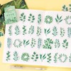 Doraking 45PCS Boxed DIY Decoration Green Leaves Adhesive Paper Stickers
